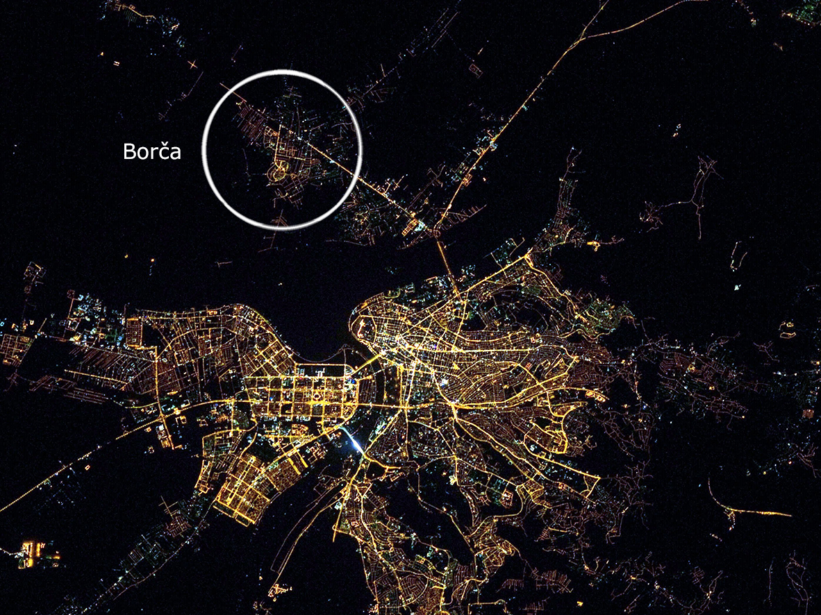 Panorama Borče